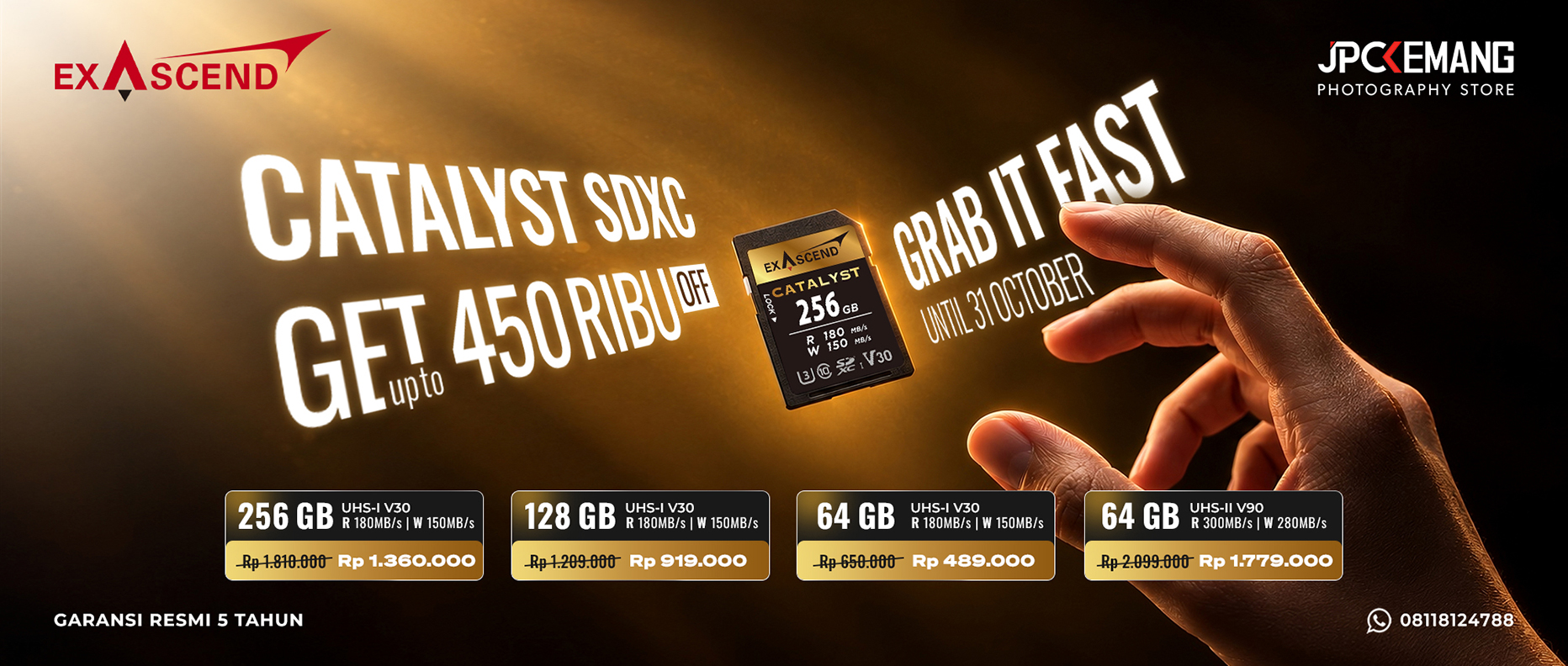 Diskon Exascend Catalyst