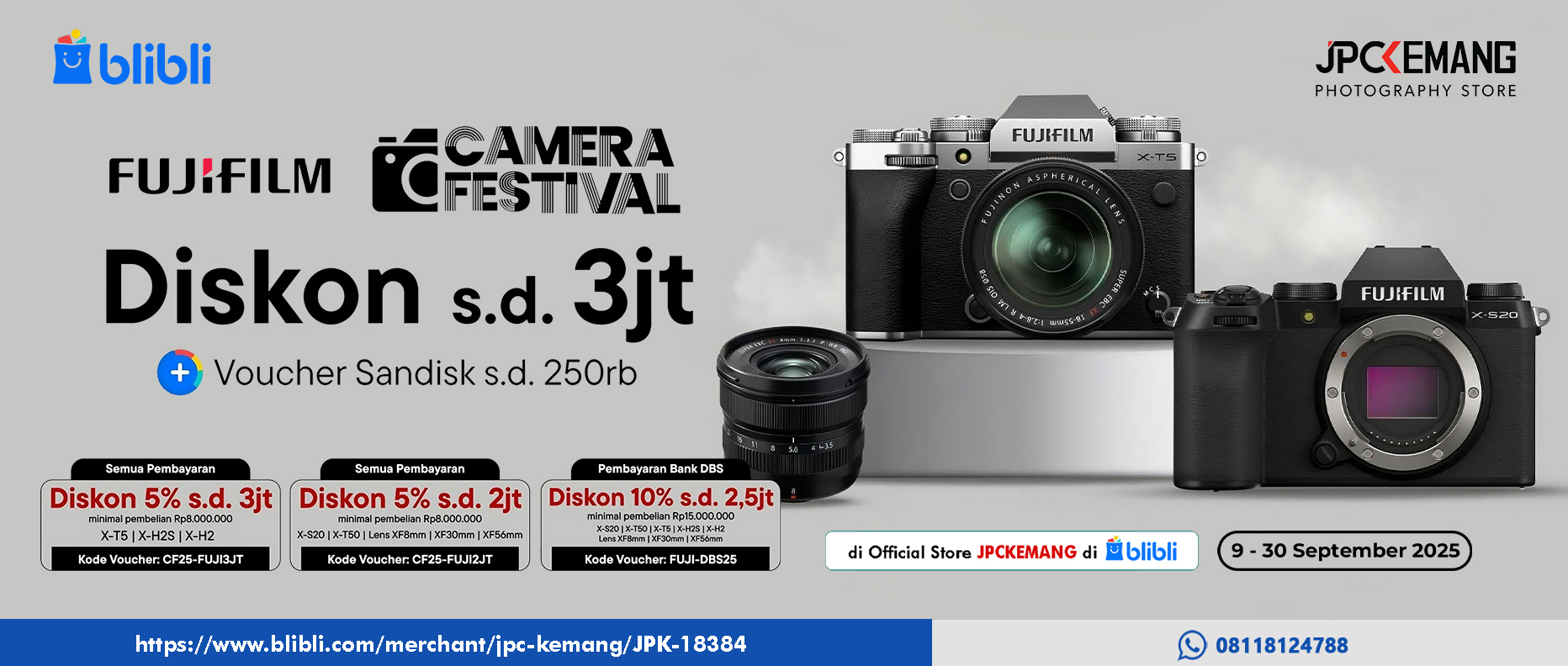 Diskon Fujifilm di Blibli JPC Kemang