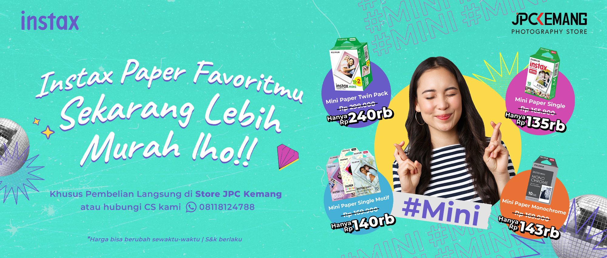 Diskon Fujifilm Instax Paper Mini