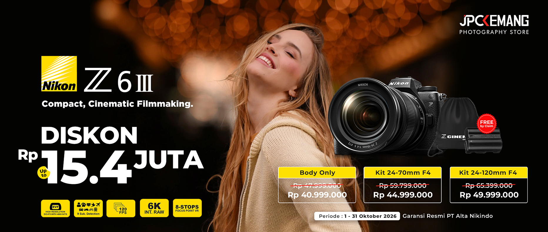 Diskon Nikon Z6 III