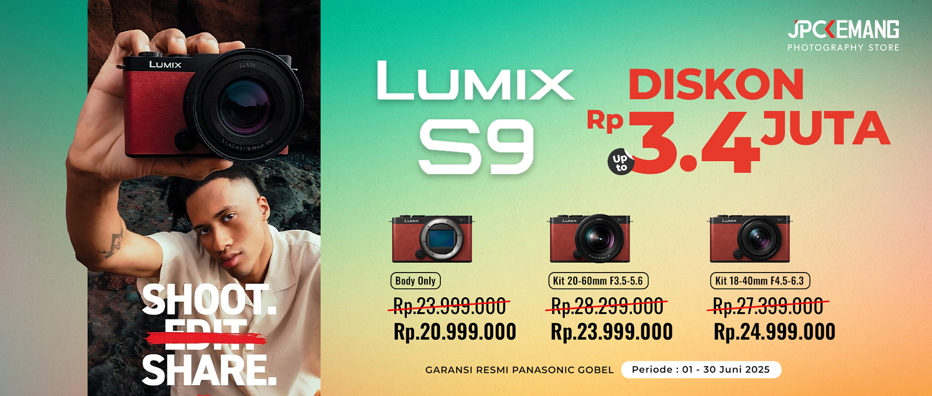Diskon Panasonic Lumix S9