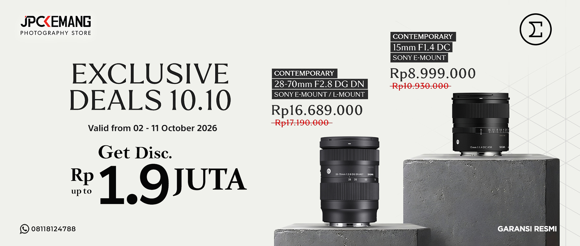 Diskon Sigma 10.10
