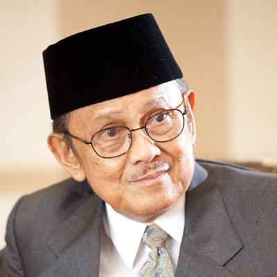 testimonials Mr. Bacharuddin Jusuf Habibie (Third President of Republic Indonesia) 